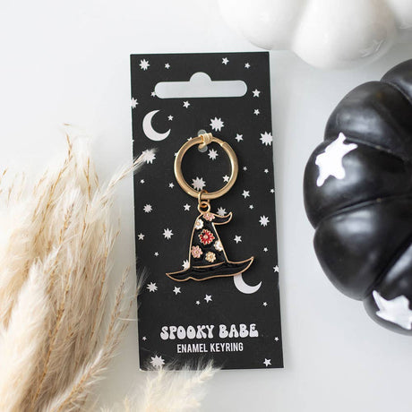 SD Spooky Babe Witch Hat Keyring
