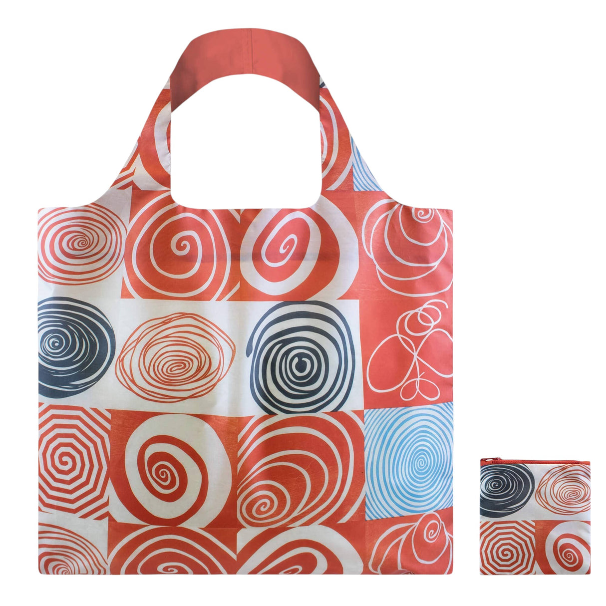 LOQI Spirals Grids Recycled Bag
