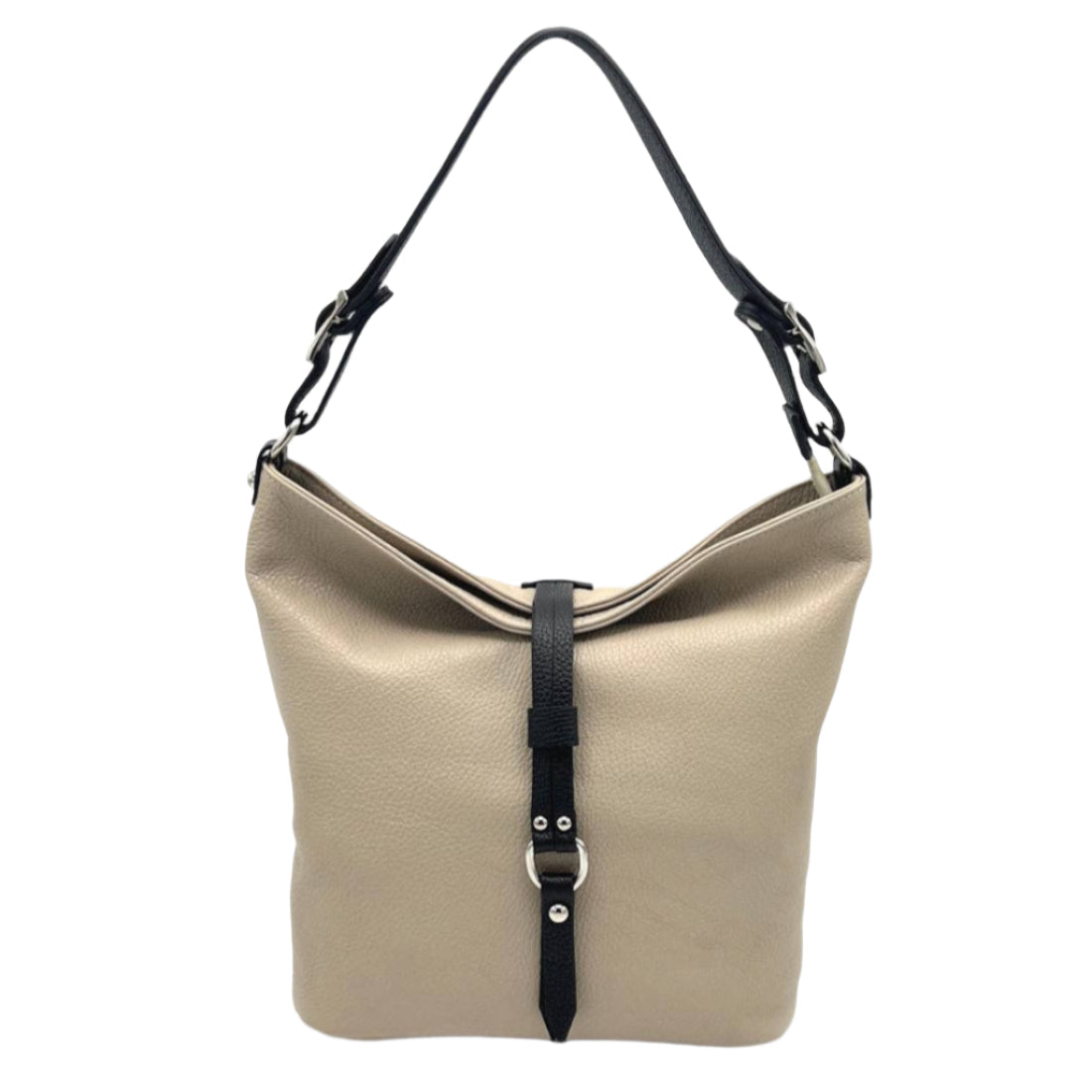 Suie Valentini Genuine Leather Shoulder Bag