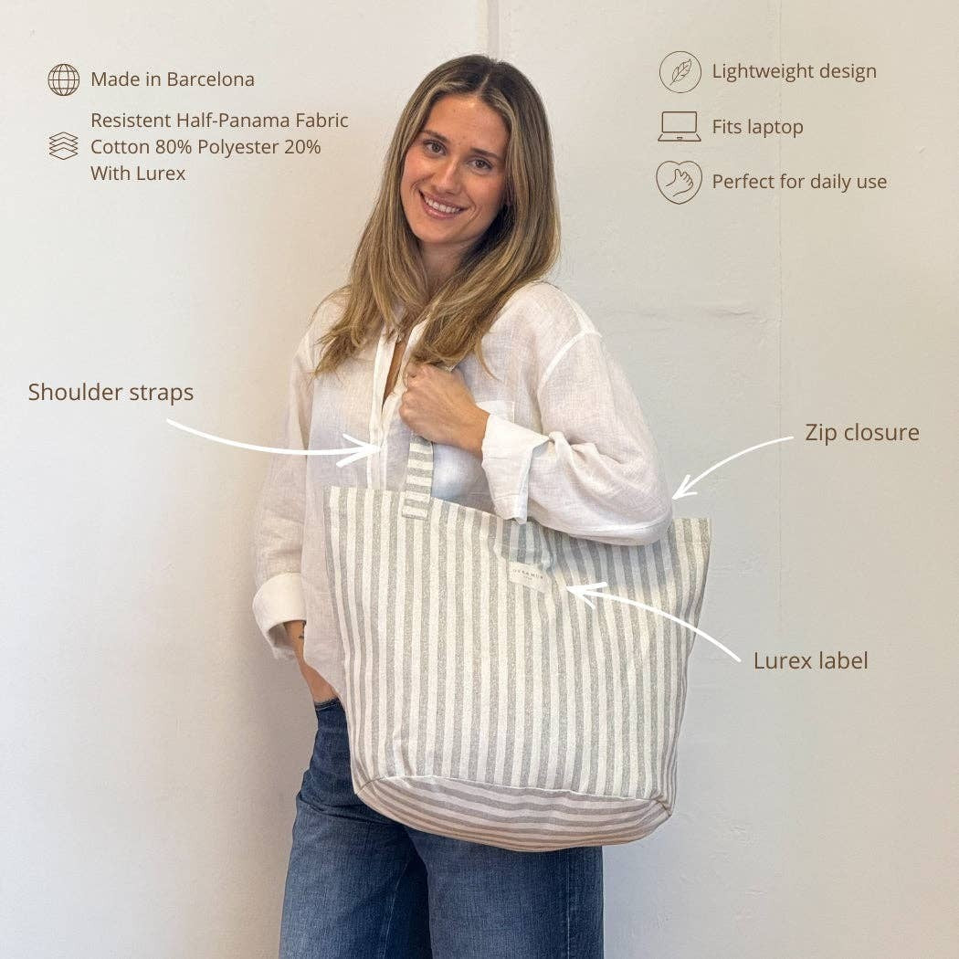 De La Mur Large Lugris Zipper Bag