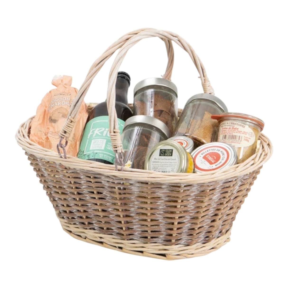 Deffrennes Oval Natural Wicker Basket