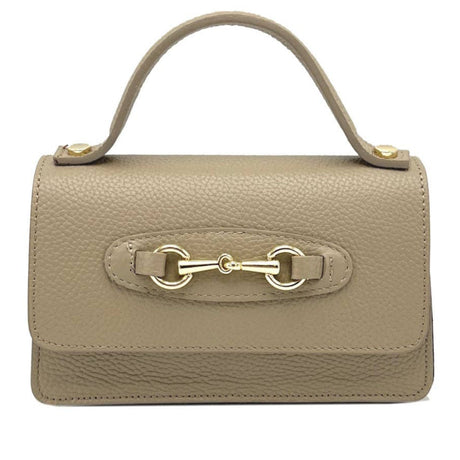 Suie Valentini Genuine Leather Handbag with Chain