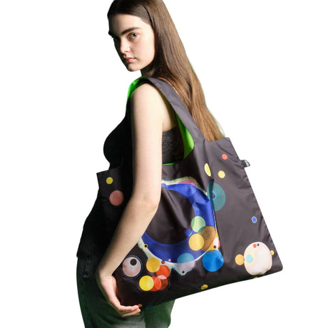 LOQI Several Circles Neon Recycled Bag