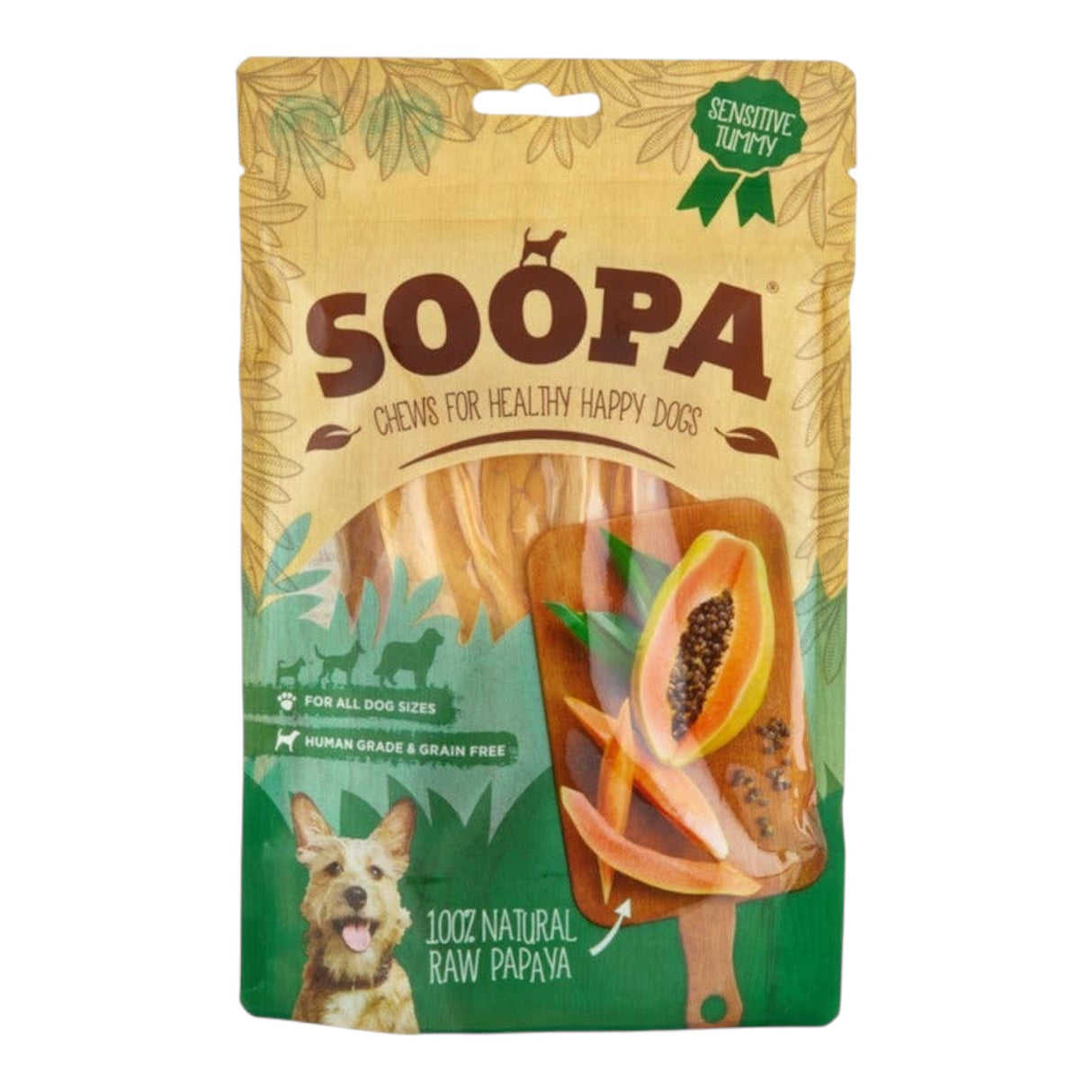 Soopa Natural Papaya Dog Chews