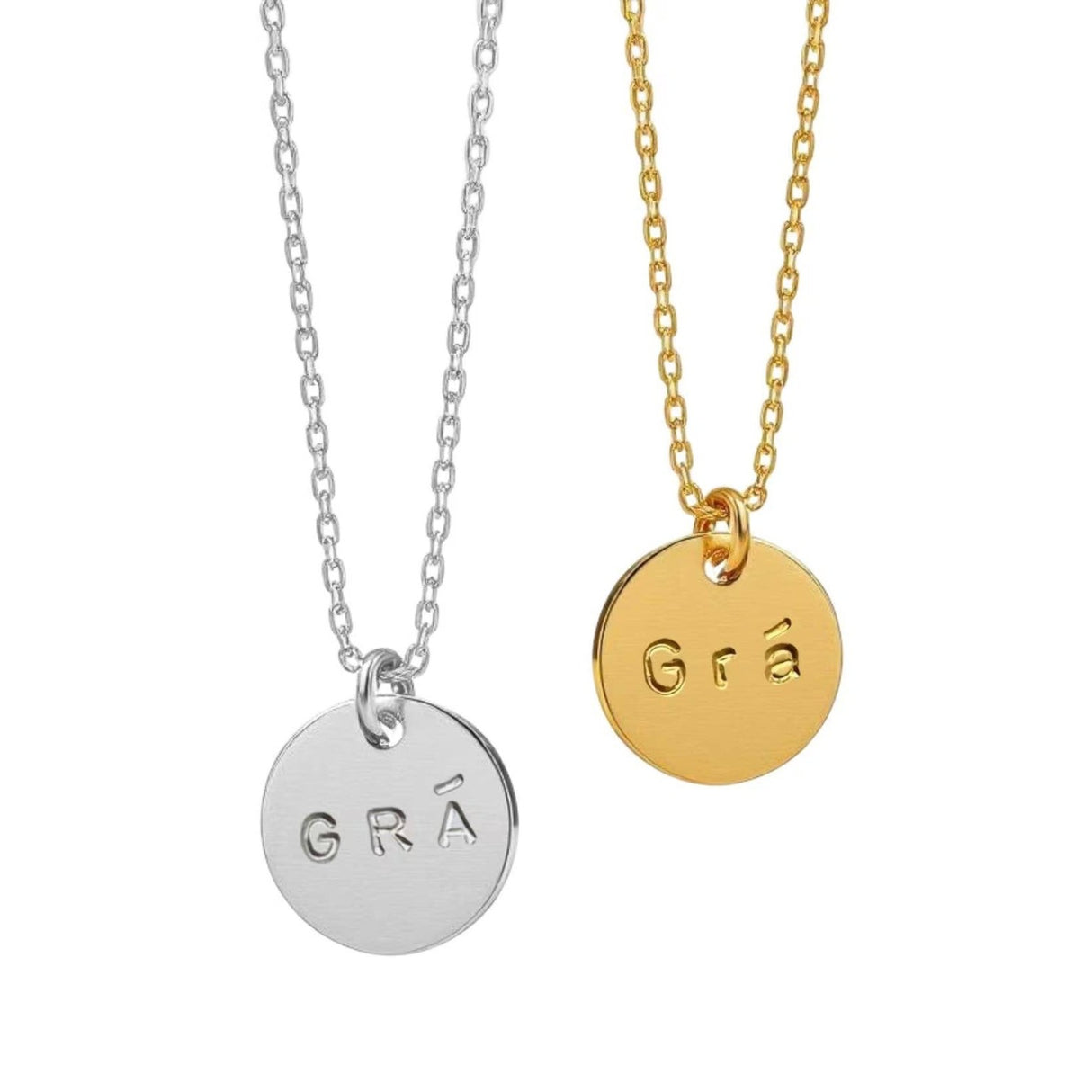 Rudies and Co The Grá Mini Disc Necklace