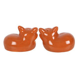 SD Fox Salt and Pepper Shakers