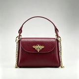 Nanabags Bee Happy Mini Leather Crossbody Bag