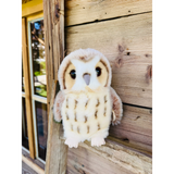 Teddy Hermann Beige Owl 20cm Plush Toy