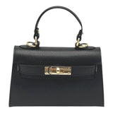 Suie Valentini srl - Genuine leather shoulder bag, Made in Italy, art. 112609