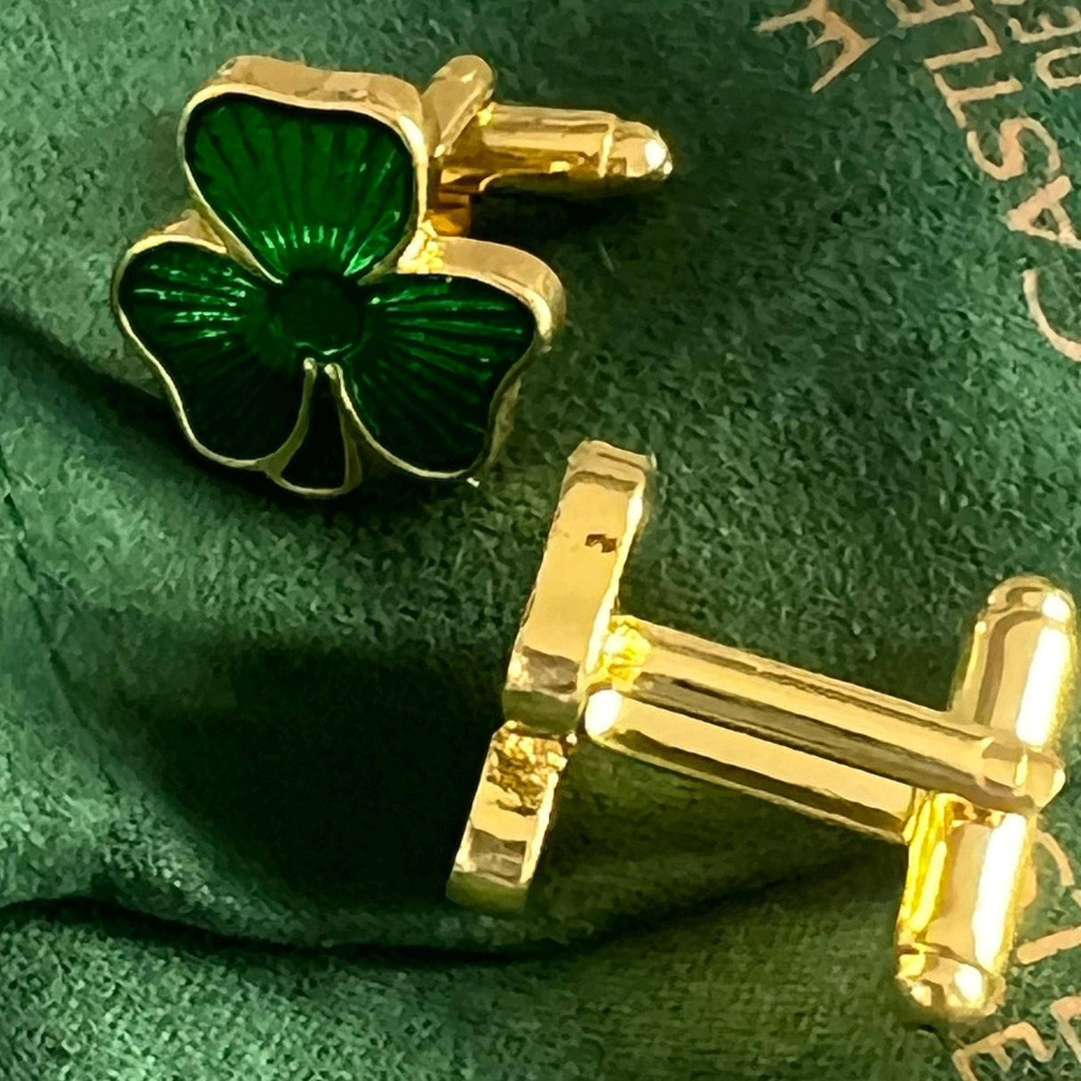 CastleKnock Designs Shamrock Cufflinks