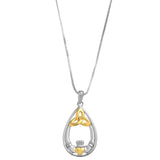 Gra Collection Trinity/Claddagh Necklace