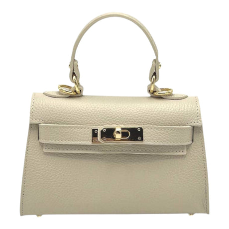 Suie Valentini srl - Genuine leather shoulder bag, Made in Italy, art. 112609