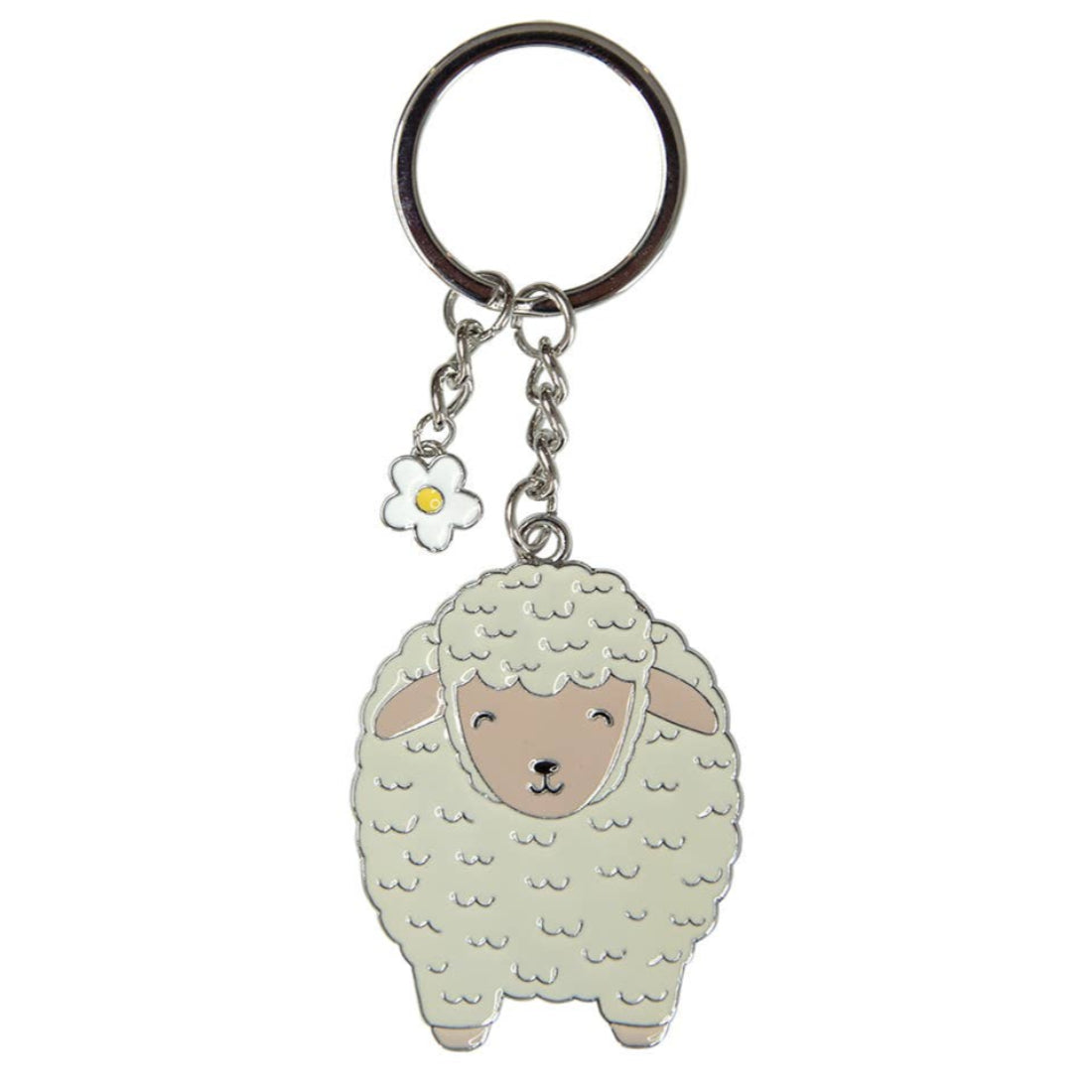 Sass & Belle Sheep Enamel Keyring