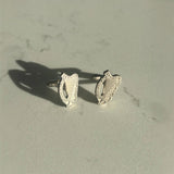 CastleKnock Designs Irish Harp Silver Plated Cufflinks Tie Clip and Suit Pin