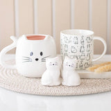 Something Different White Cat Shaped Mug