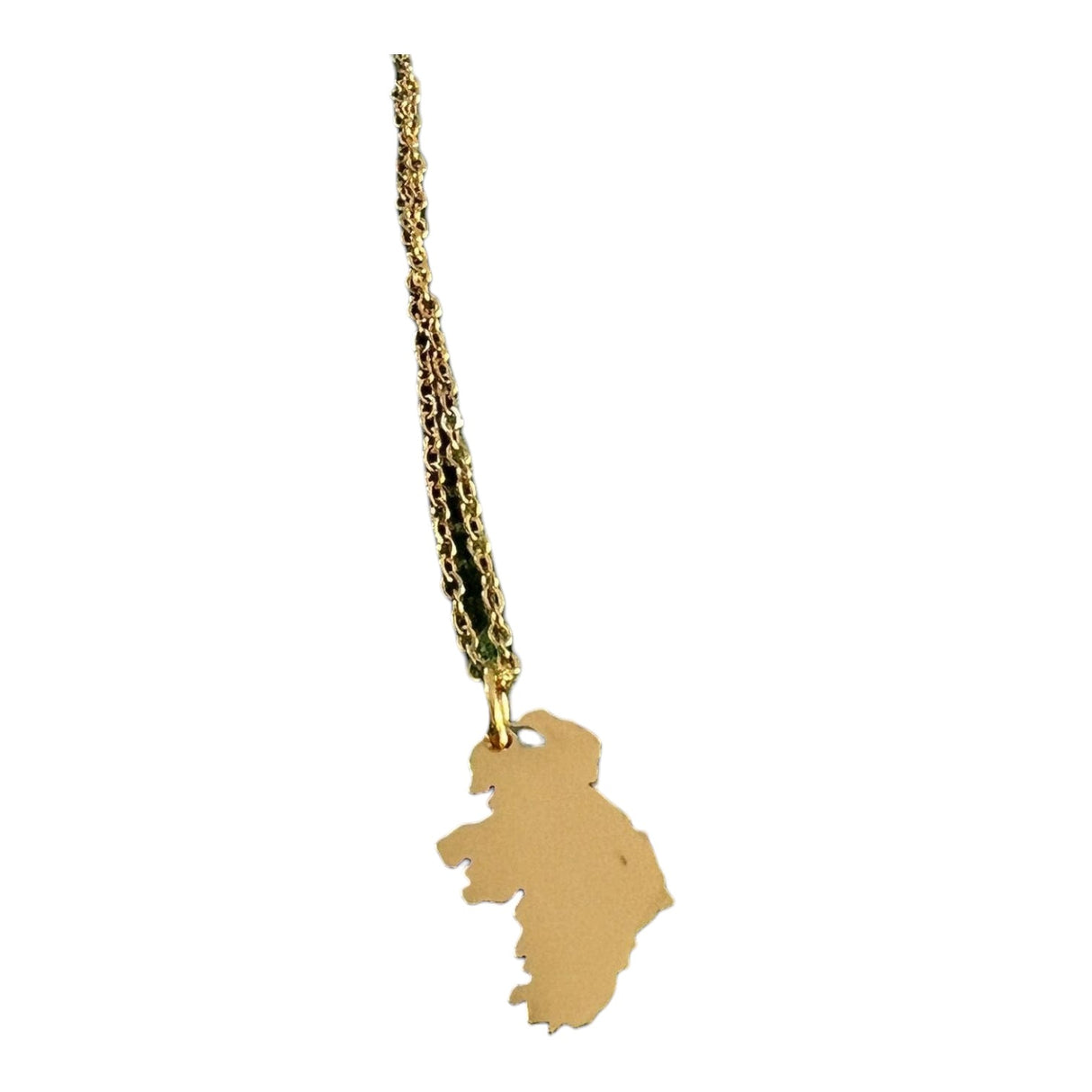 CastleKnock Designs Map of Ireland Gold Necklace