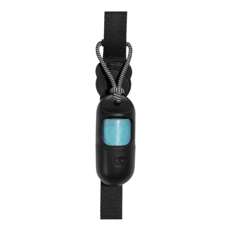 Hundog Poop Bag Dispenser Black with 1 Roll