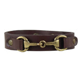 Grays 1922 Snaffle Bracelet Dark Brown