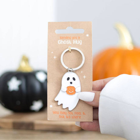 SD Ghost Hug Halloween Keyring