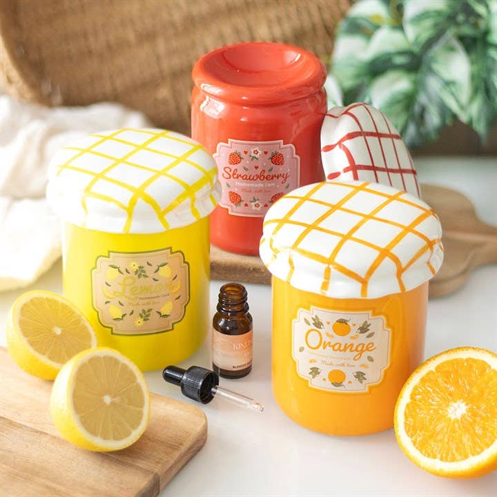 SD Strawberry Jam Jar Wax Burner
