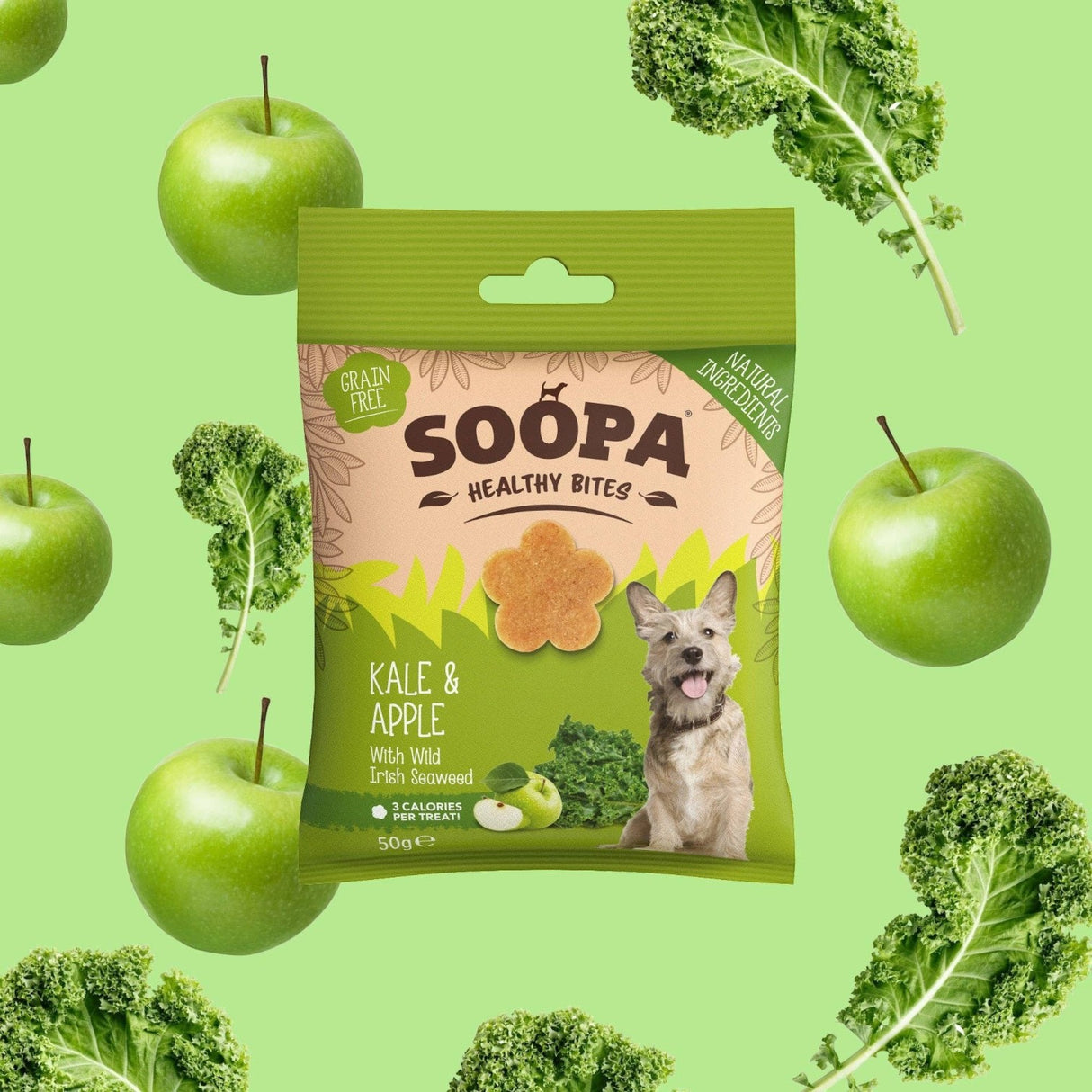 Soopa Kale & Apple Dog Treats