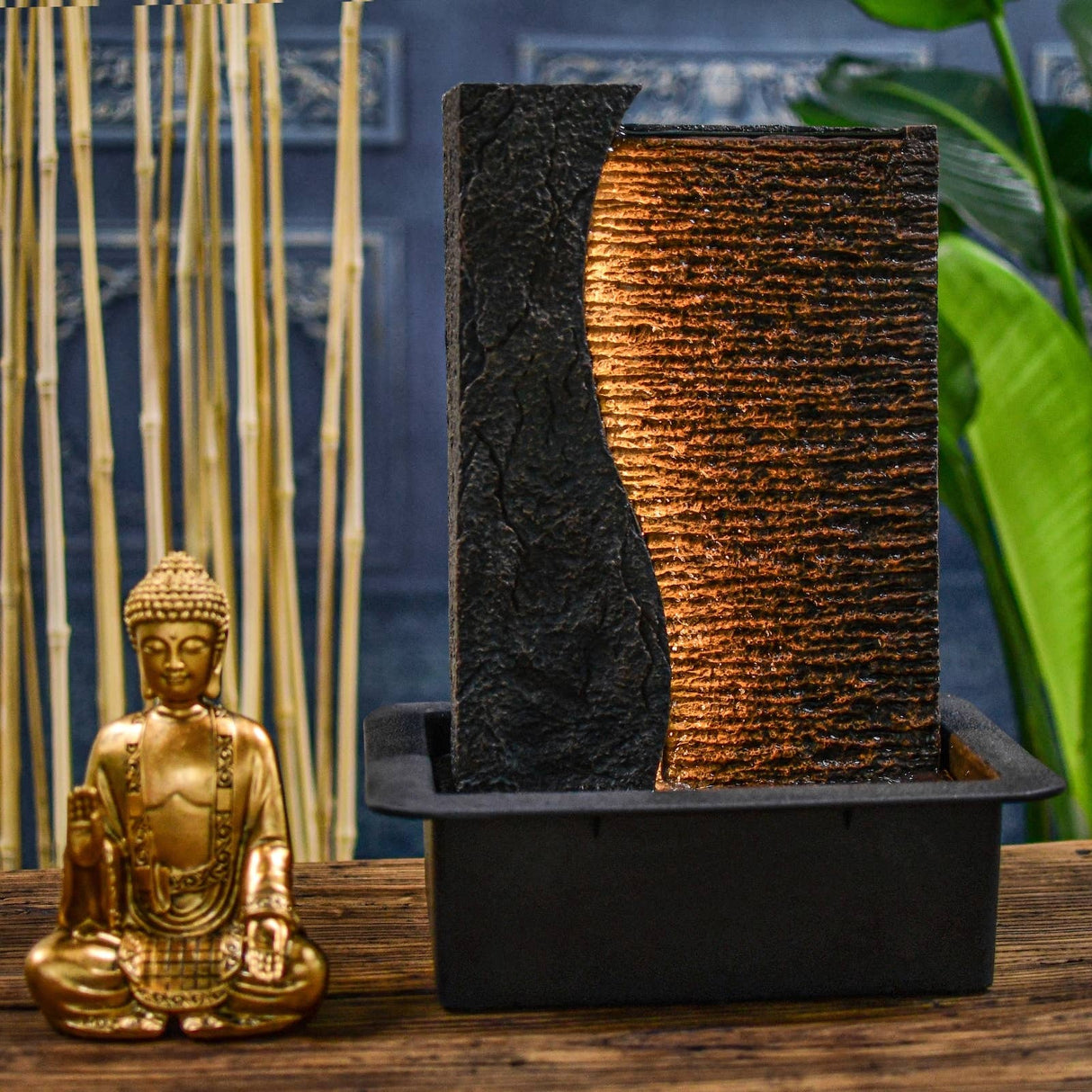 Zen Aroma Jati Water Wall Fountain