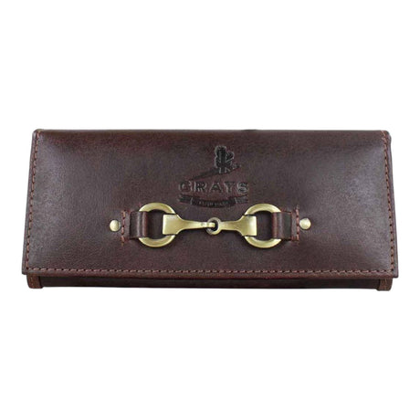 Grays 1922 Lily Snaffle Purse Leather Brown