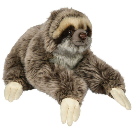 Uni Toys Sloth Lying Down 35cm Plush Toy