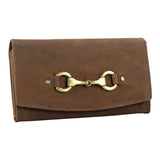 Grays 1922 Sadie Purse with Snaffle in Hunter Leather