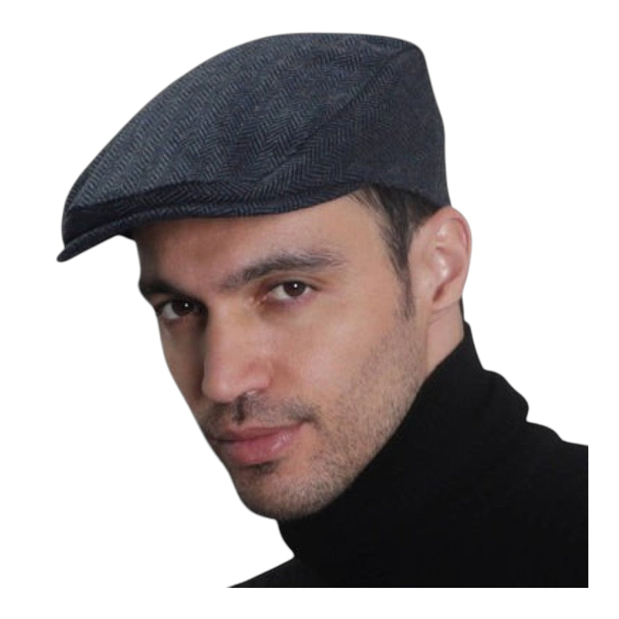 Boru Tweed Traditional Tweed Cap Blue