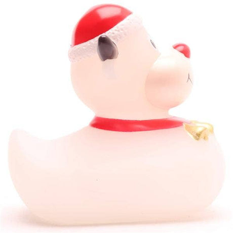 Duckshop White Reindeer Bathing Duck