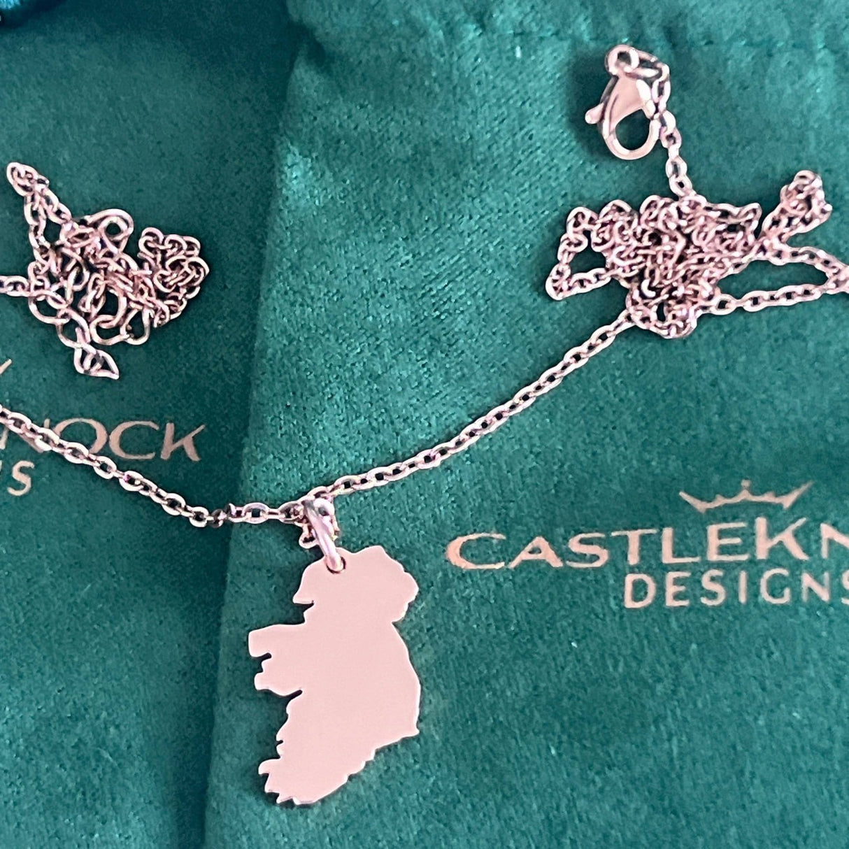 CastleKnock Designs Ireland Rose Gold Necklace