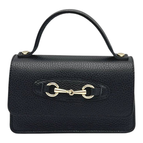 Suie Valentini Leather Handbag with Chain