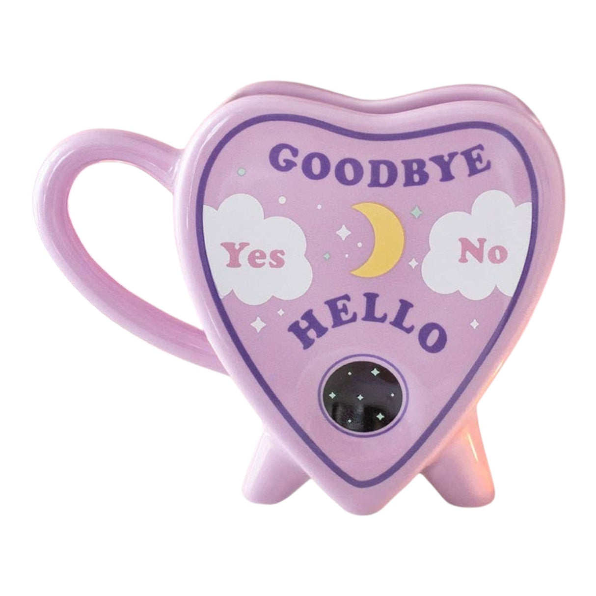 Something Different Pastel Planchette Shaped Mug