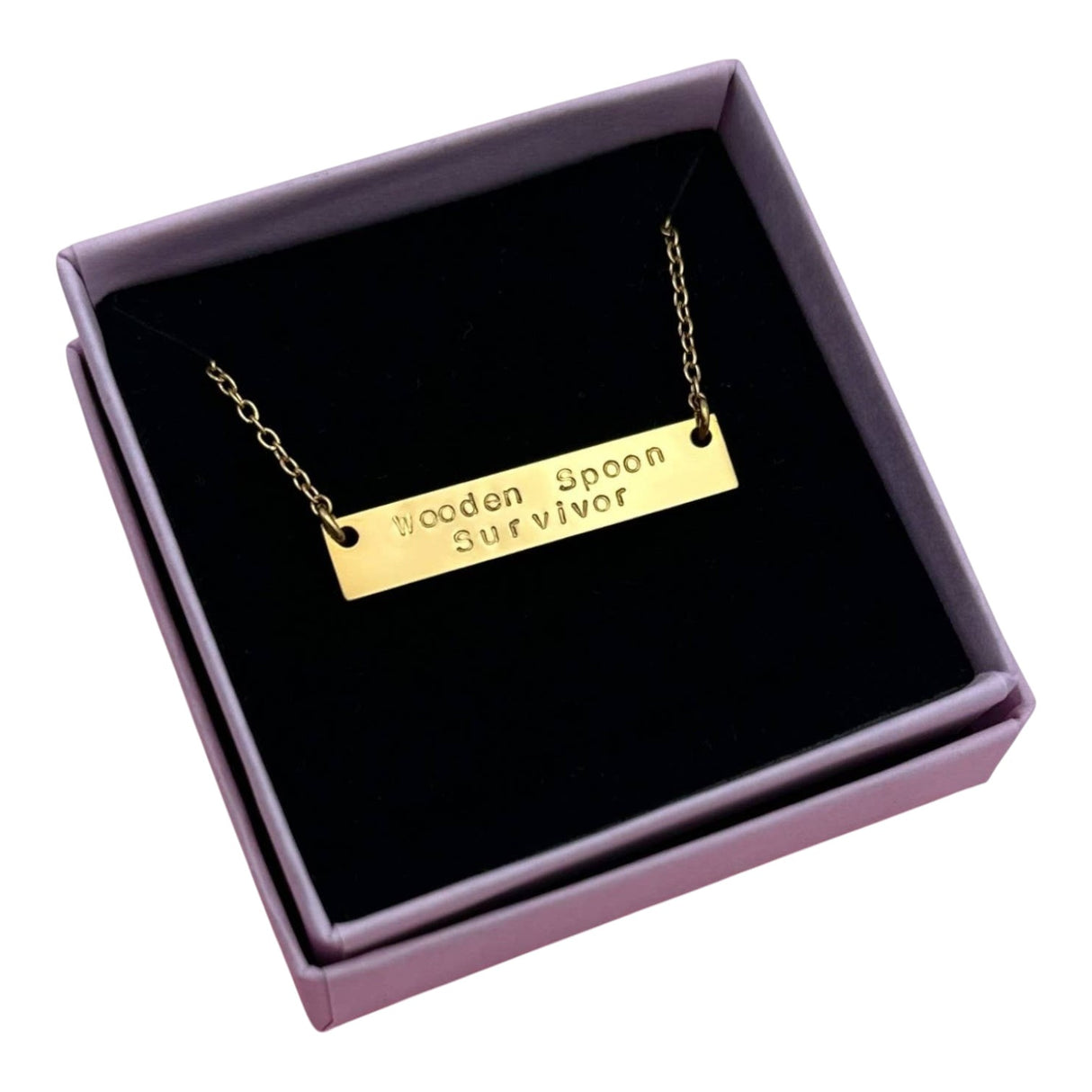 Rudies and Co Wooden Spoon Survivor Necklace