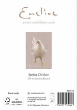Emeline Watchorn Spring Chicken Greeting Card