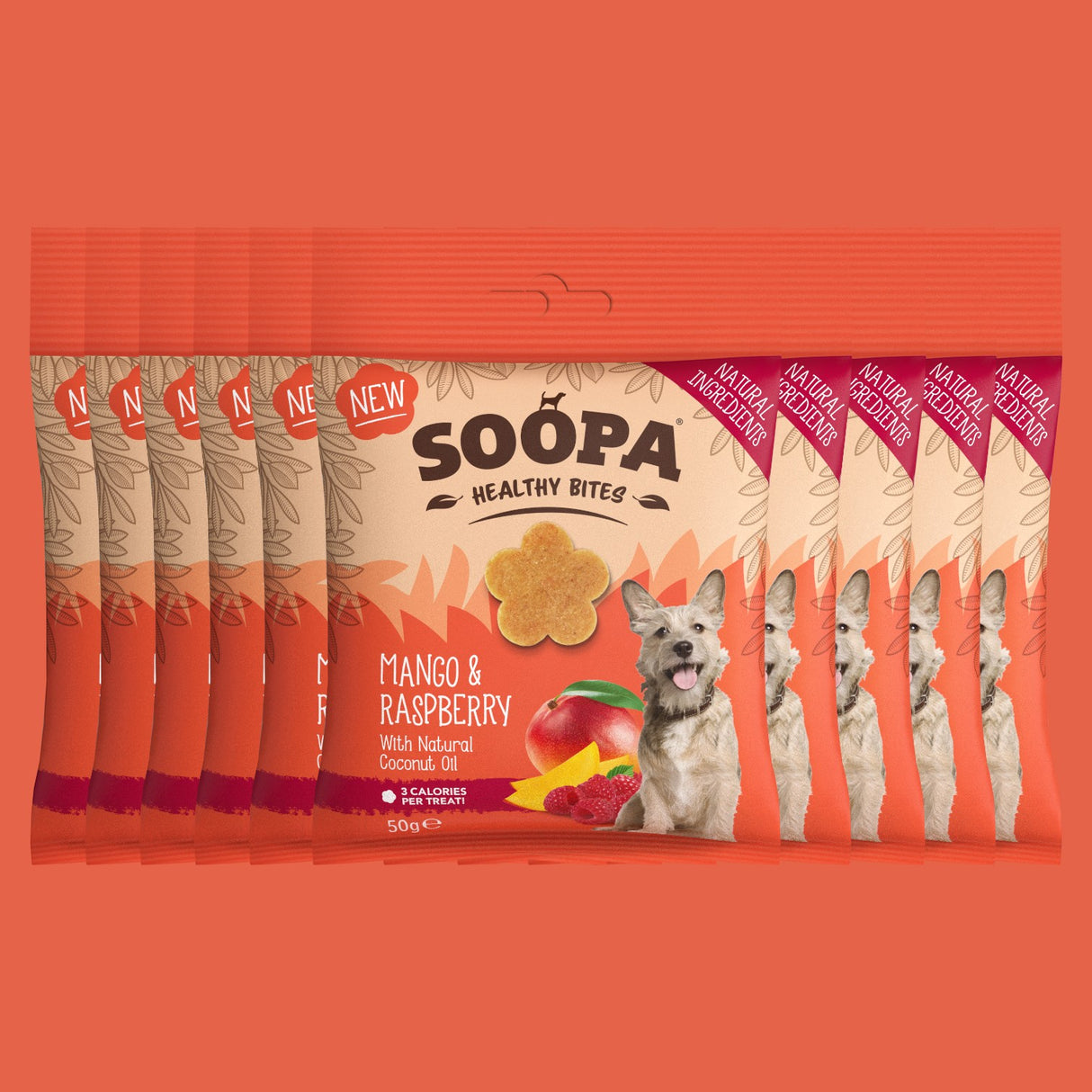Soopa Mango & Raspberry Dog Treats