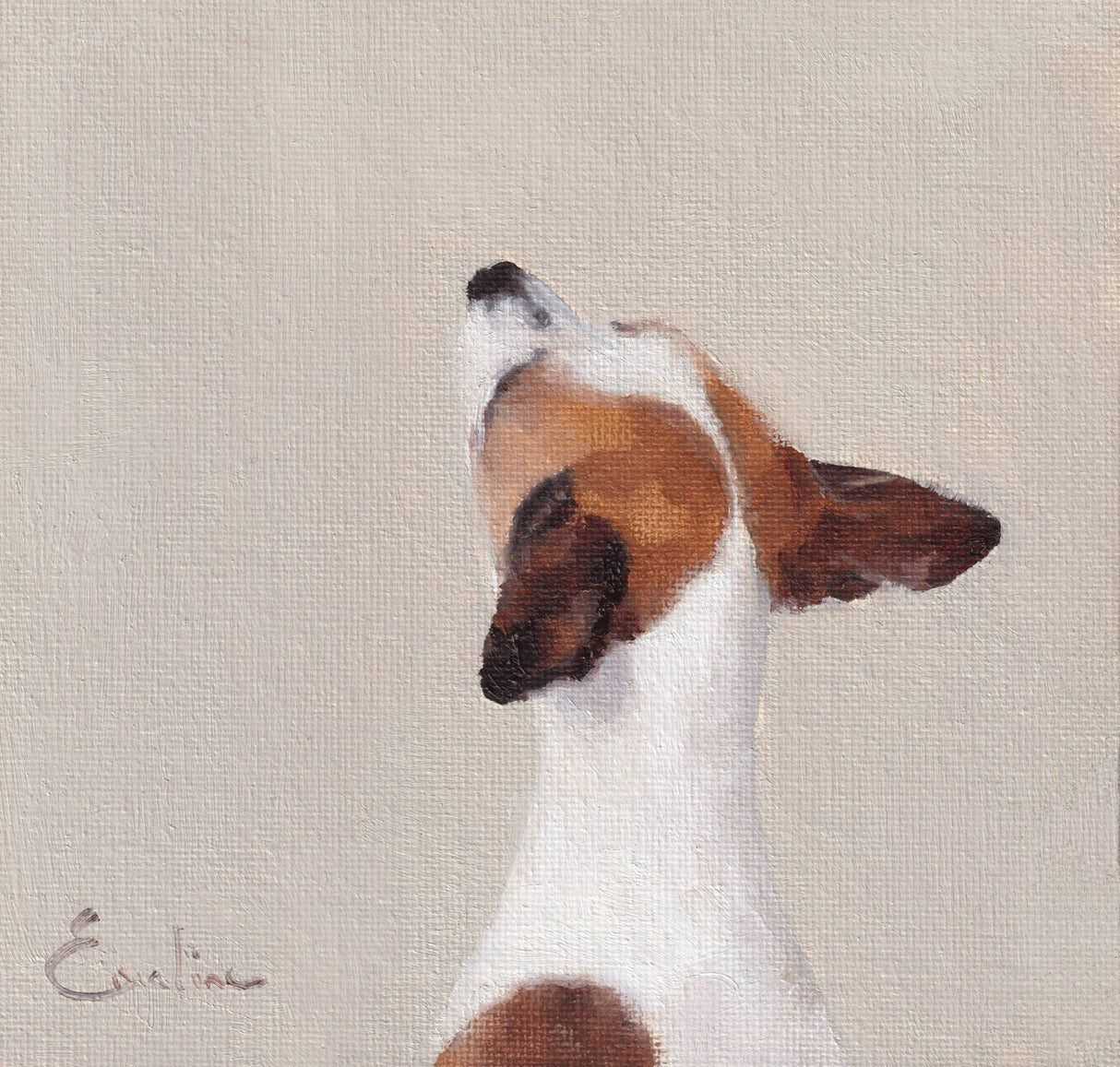 Emeline Watchorn Jack Russell Greeting Card