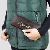 Grays 1922 Lily Snaffle Purse Leather Brown