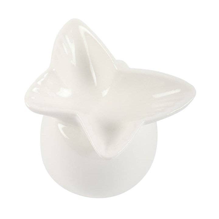 Something Different White Butterfly Oil Burner