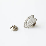 CastleKnock Designs Irish Harp Suit Pin - Silver