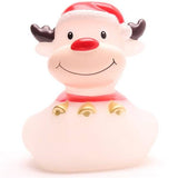 Duckshop White Reindeer Bathing Duck