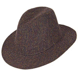 Heather Hats Denholm Harris Tweed Fedora