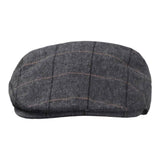 Boru Tweed Traditional Tweed Cap Grey
