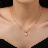Gra Collection Harp with Stones Necklace