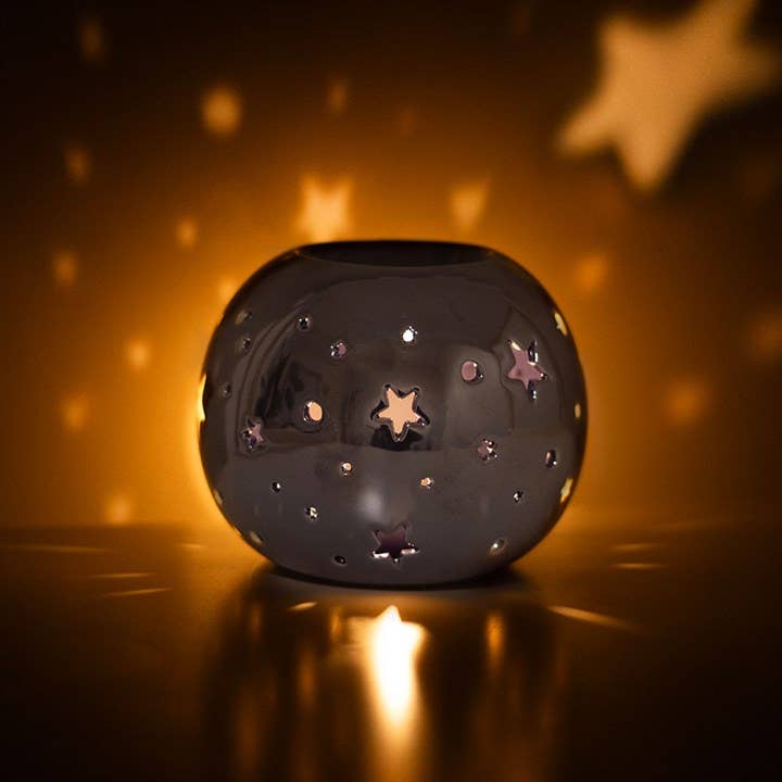 Something Different Purple Iridescent Star Oil Burner