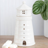 SD Nautical White Lighthouse Wax Burner