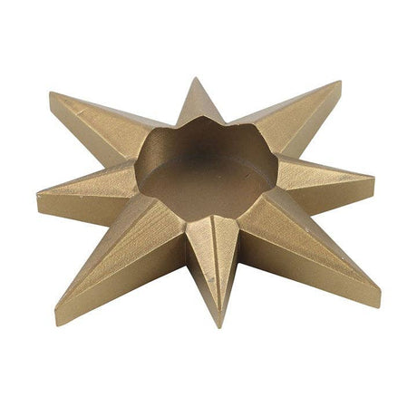 SD Gold Star Tealight Candle Holder