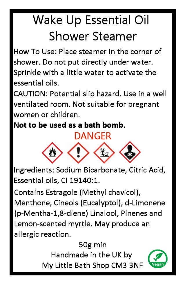 MLBS Wake Up Essential Oil Shower Steamer