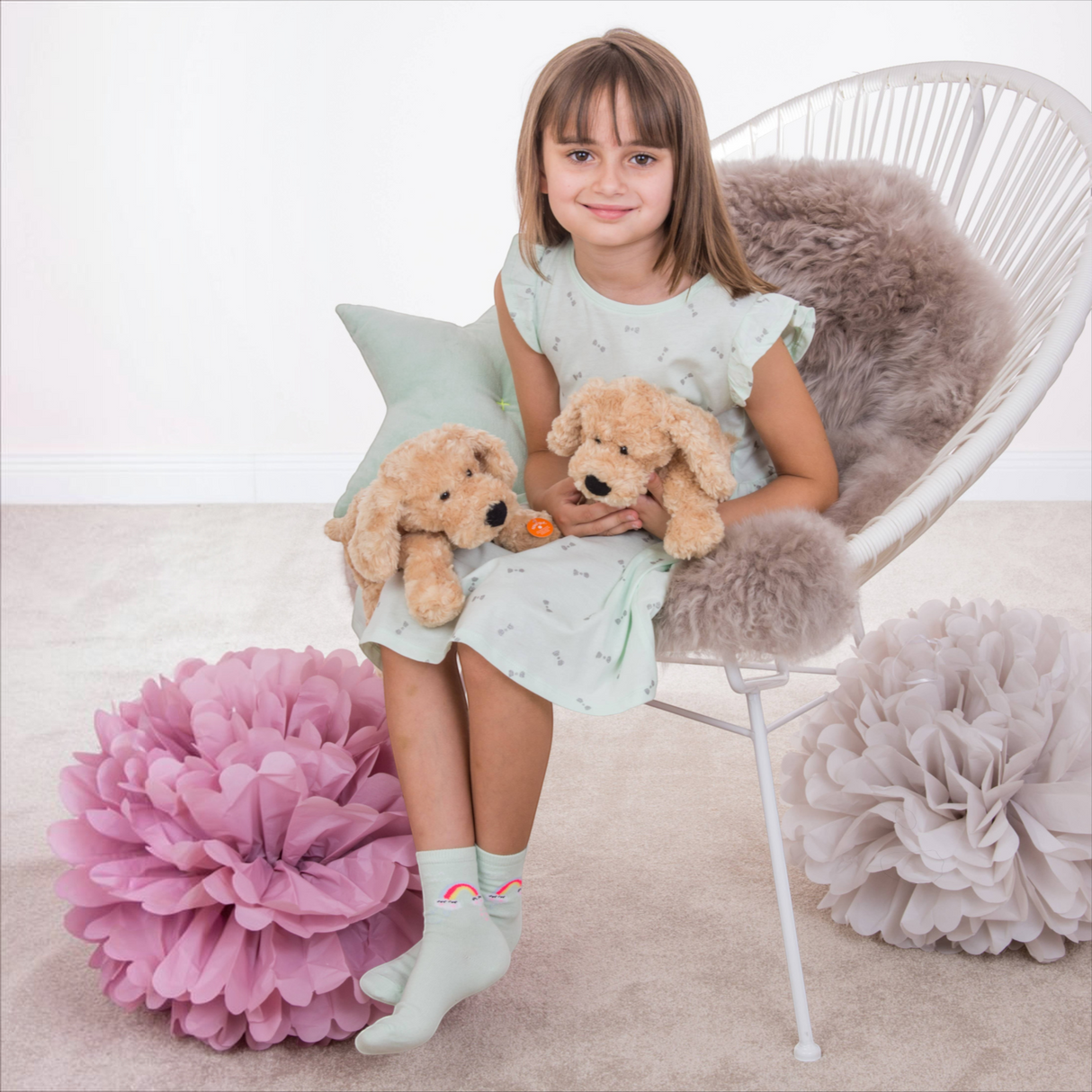 Teddy Hermann Soft Dog Beige 28cm